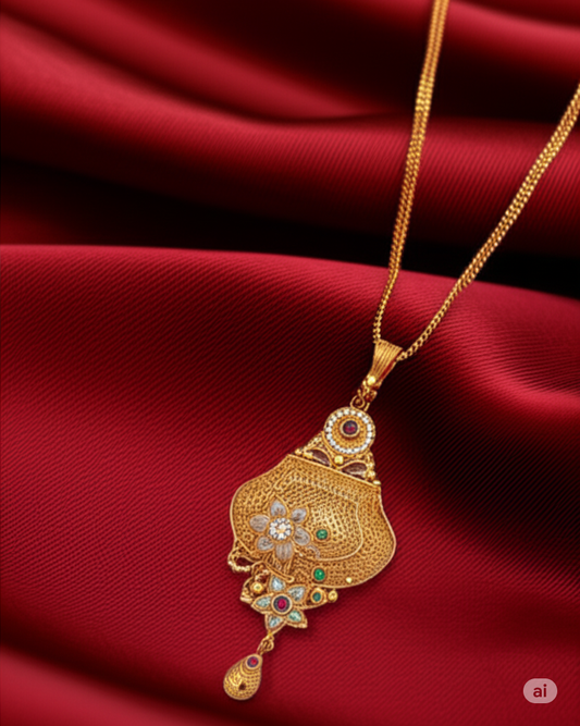 Gold Plated Bridal Jewelry Set