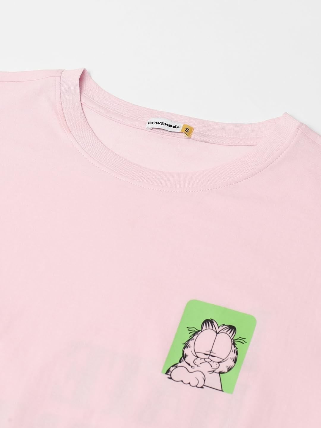 Bewakoof Women Cotton Graphic Oversized Fit T-Shirt