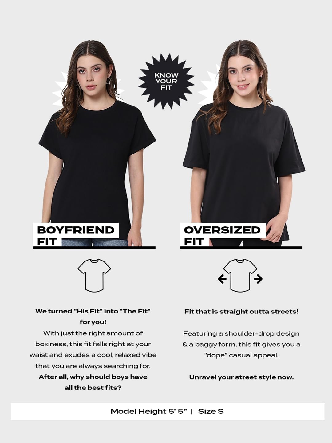 Bewakoof Women Cotton Graphic Oversized Fit T-Shirt