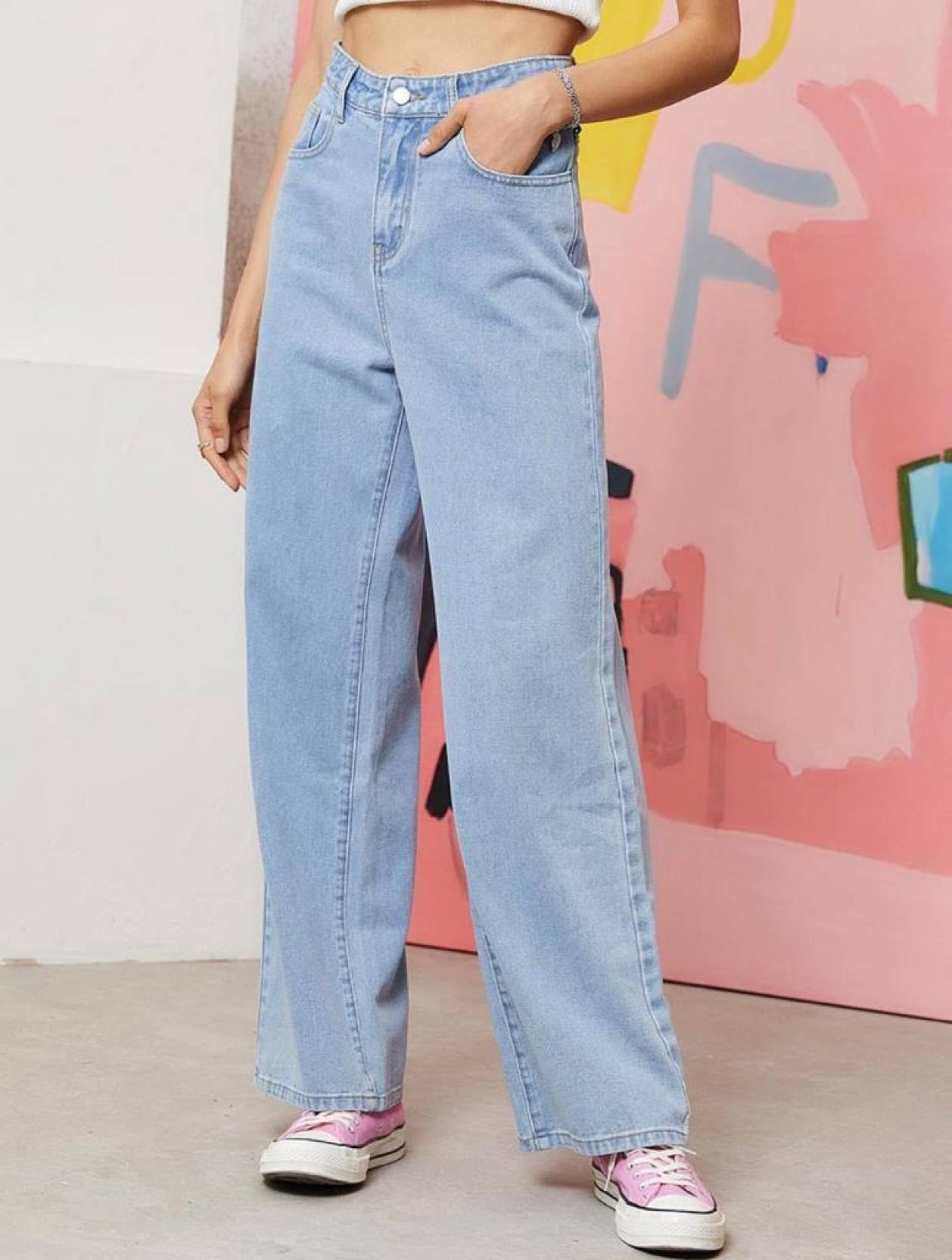 KOTTY Women High Rise Regular Jeans