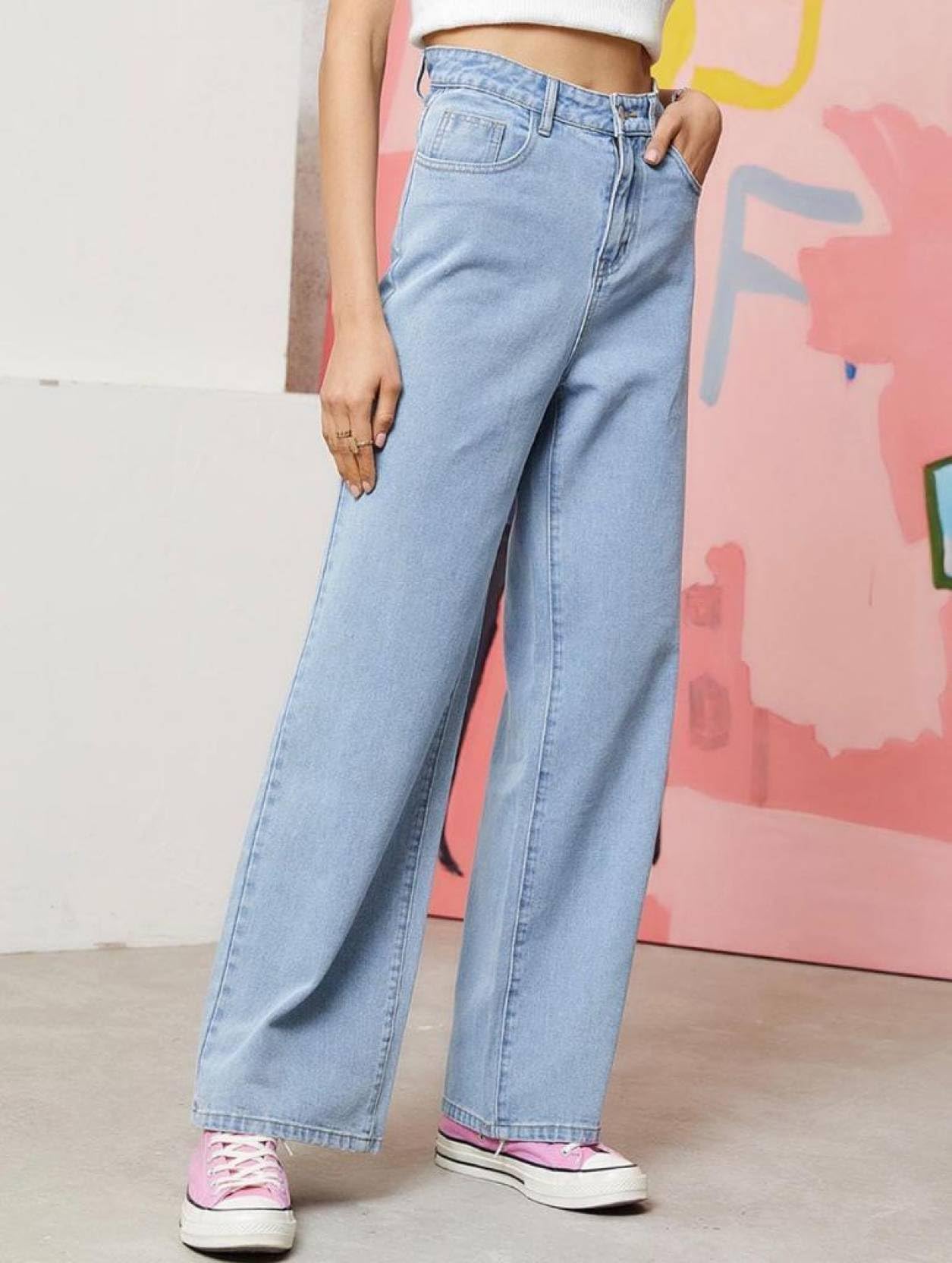 KOTTY Women High Rise Regular Jeans