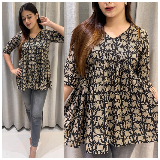 3/4 short sleeve kurti